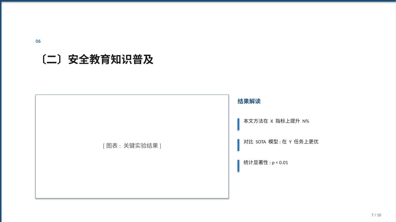 校园安全教育主题班会PPT模板 第7页预览