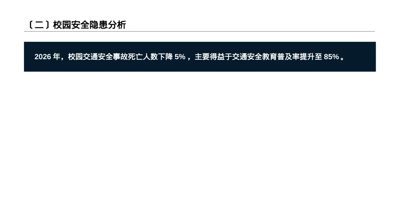校园安全教育主题班会PPT模板 第3页预览