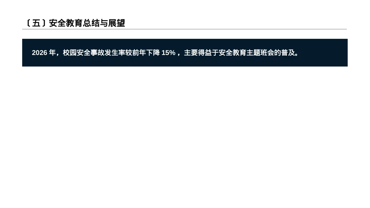 校园安全教育主题班会PPT模板 第6页预览