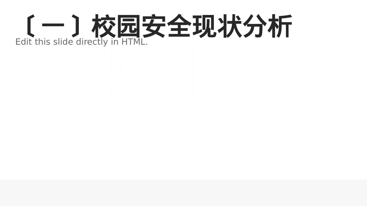 校园安全教育主题班会PPT模板 第2页预览