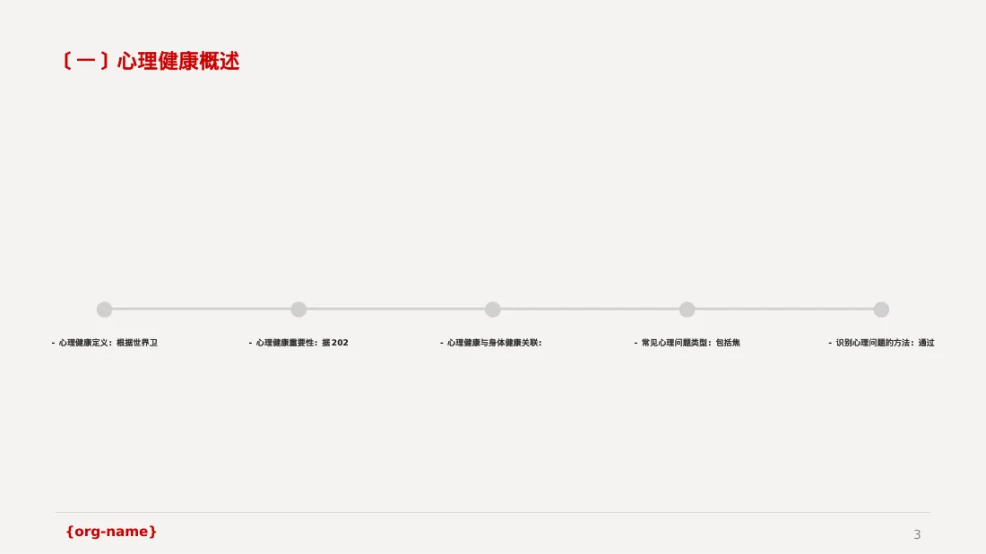 心理健康教育主题班会PPT模板 第3页预览