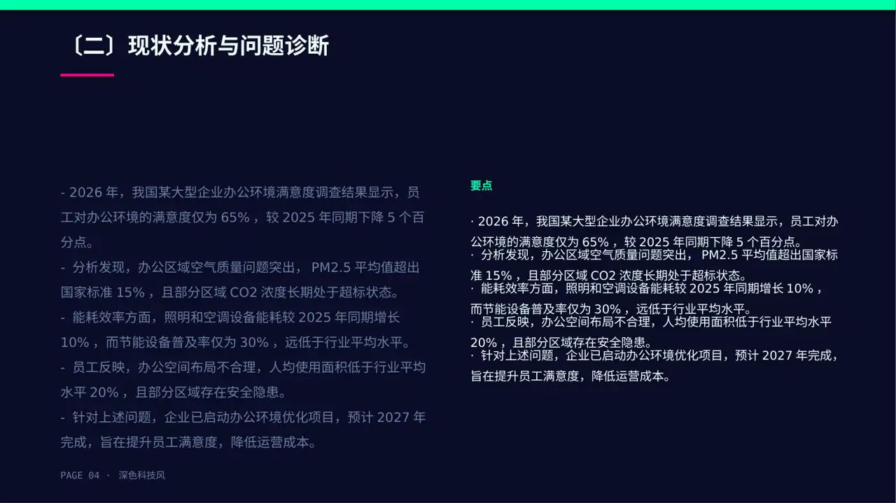 办公环境管理提升方案 PPT模板 第4页预览