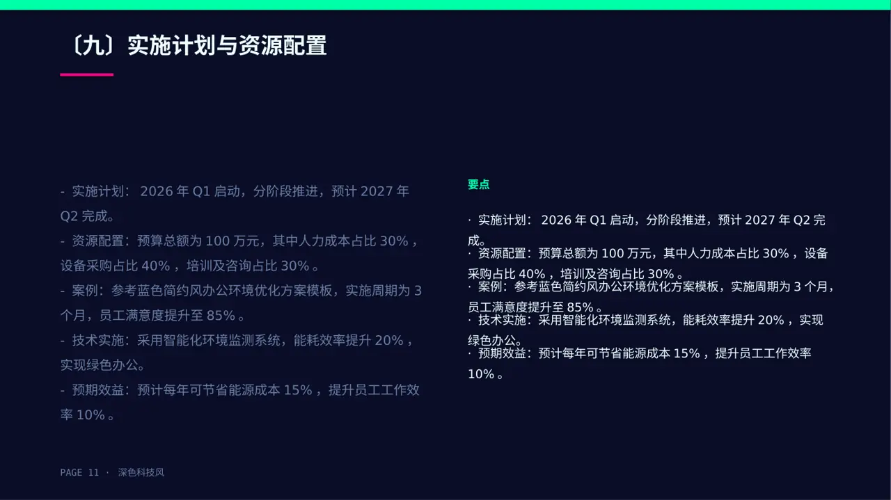 办公环境管理提升方案 PPT模板 第11页预览