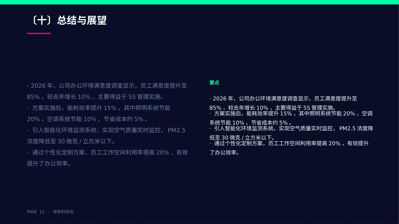 办公环境管理提升方案 PPT模板 第12页预览