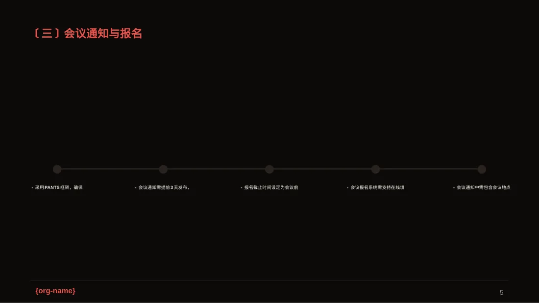 公司会议管理规范模板 PPT模板 第5页预览