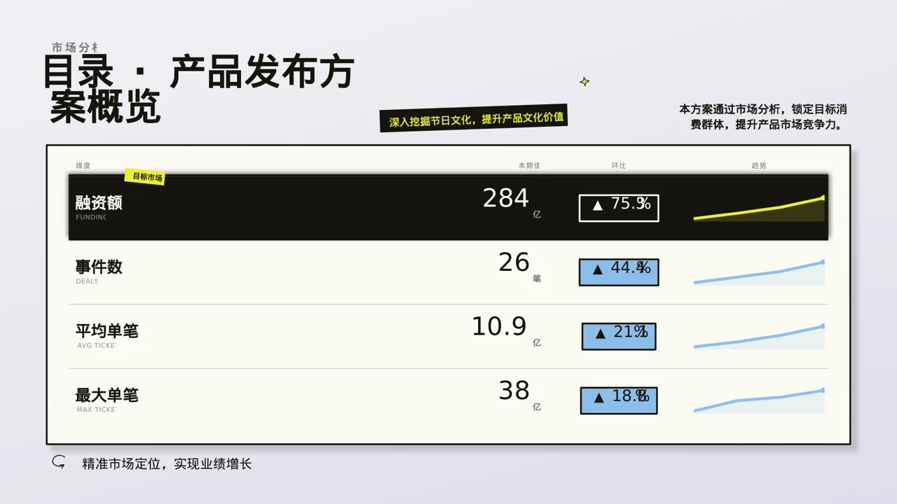 节日限定产品发布方案 PPT模板 第4页预览