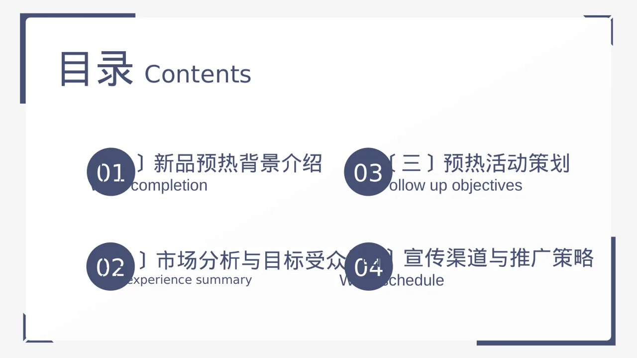 新品预热宣传方案 PPT模板 第2页预览