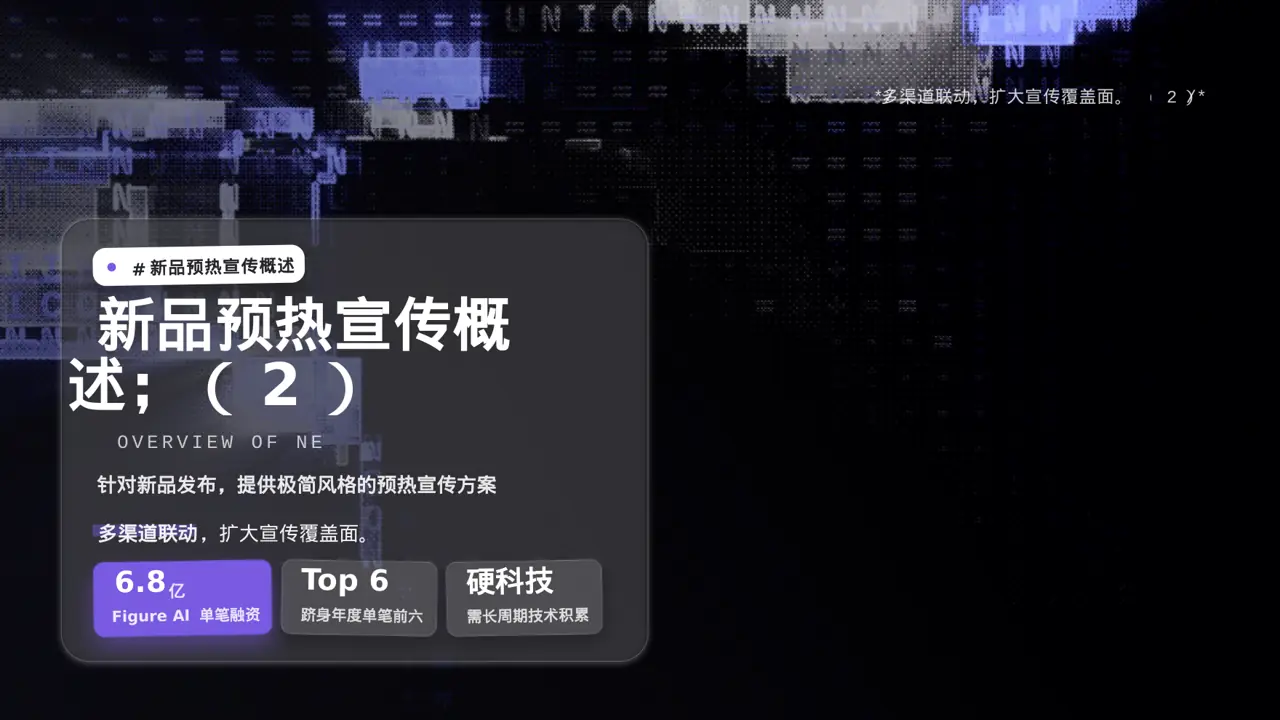 新品预热宣传方案 PPT模板 第5页预览