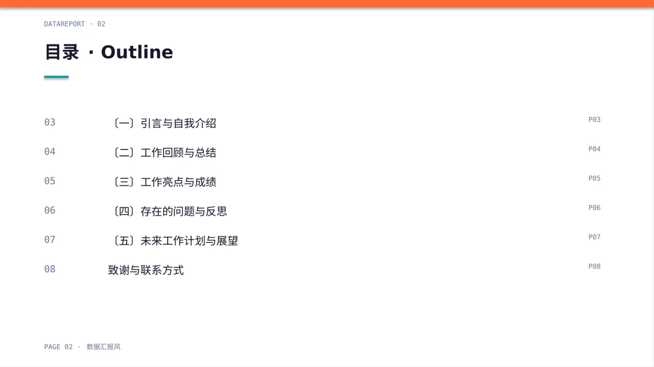 班干部工作述职汇报 PPT模板 第2页预览