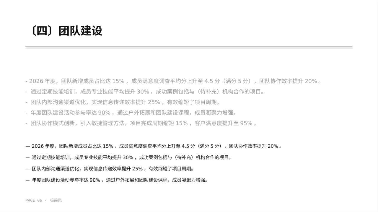 社团全年活动总结汇报 PPT模板 第6页预览