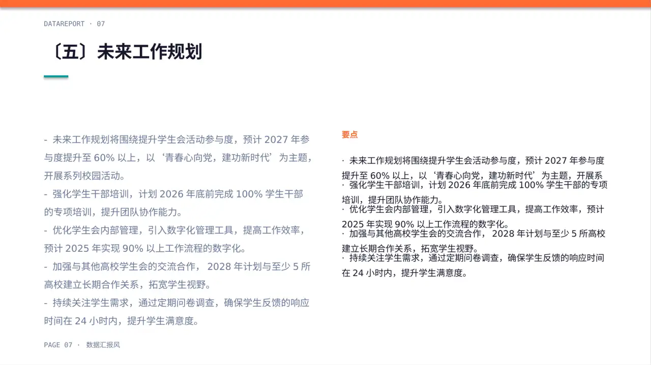 学生会干部个人述职报告 PPT模板 第7页预览