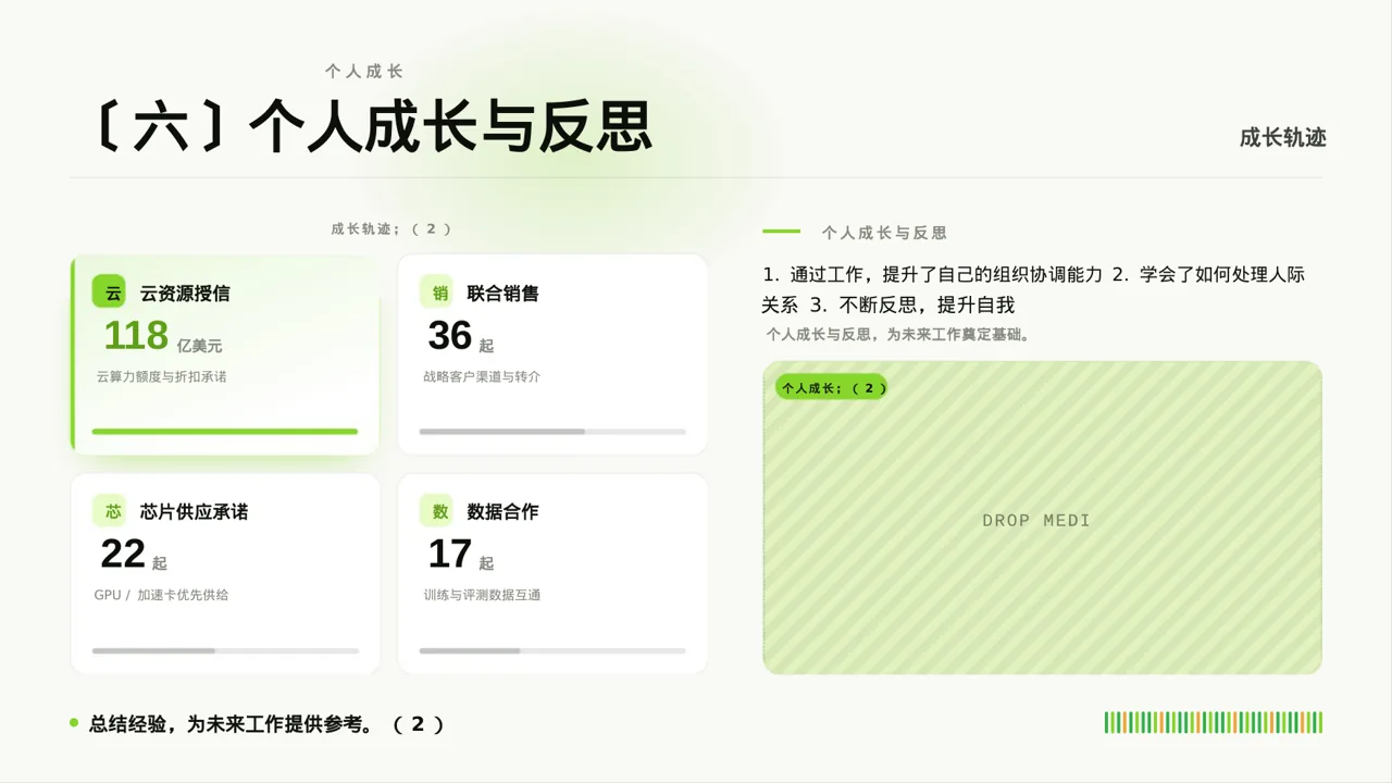 学生会干部个人述职报告PPT模板 第7页预览