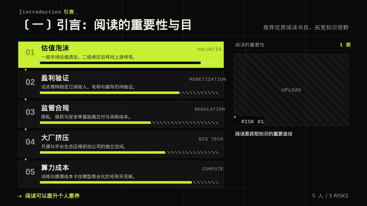 文献阅读分享交流会文稿PPT模板（深色科技风）-3 第5页预览