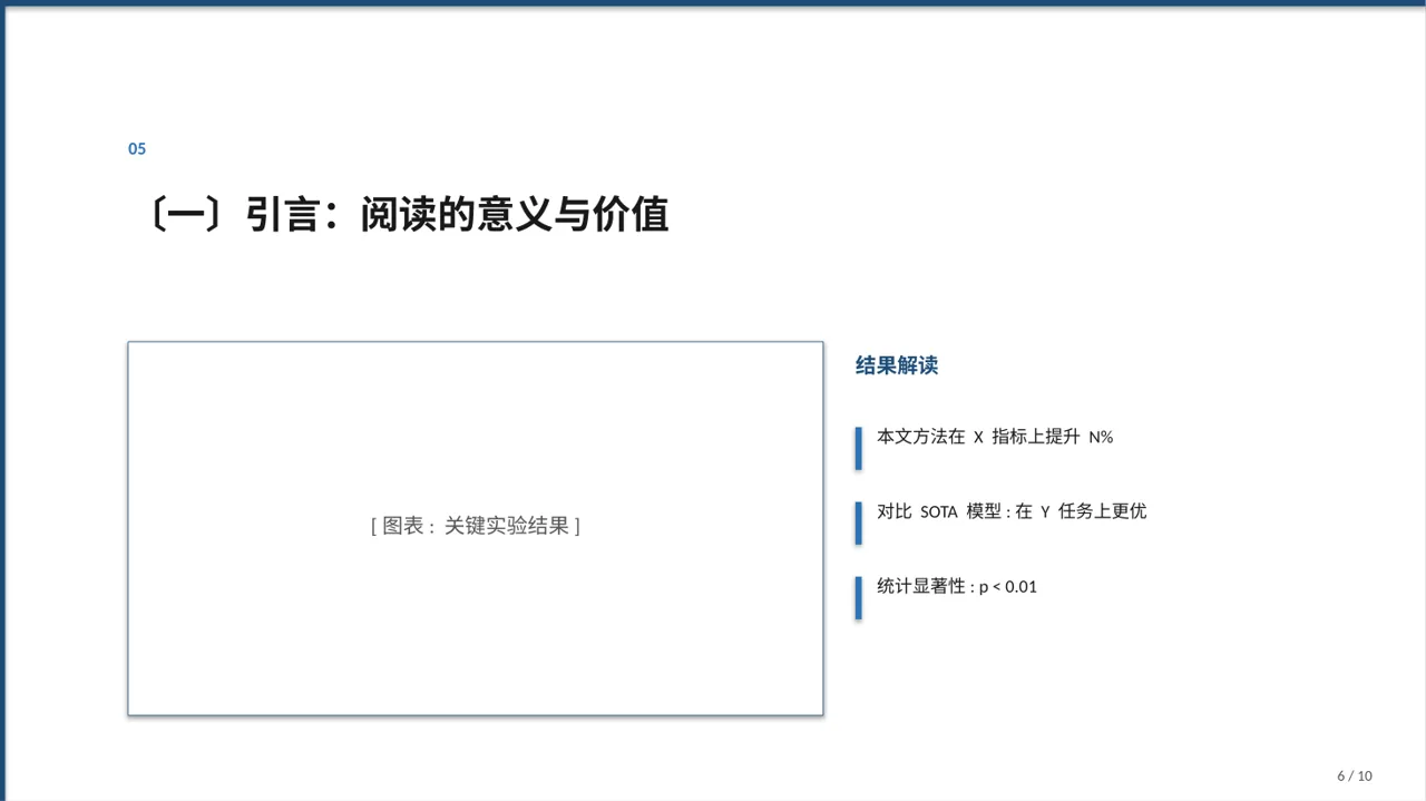 文献阅读分享交流会文稿PPT模板 第6页预览