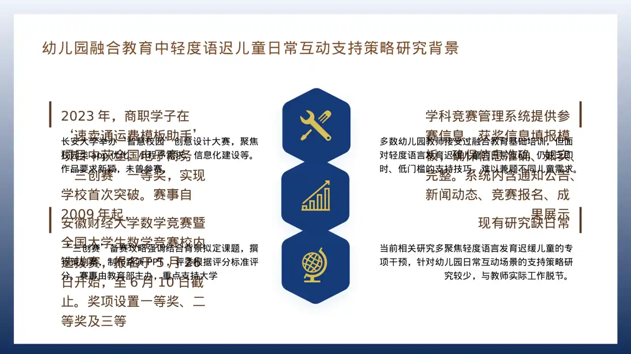 校园学科竞赛参赛指南 PPT模板 第4页预览