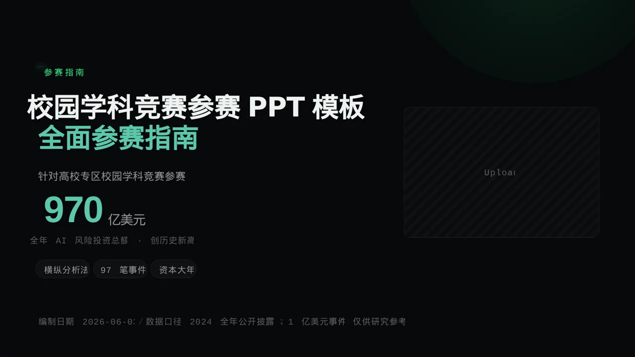 校园学科竞赛参赛PPT模板