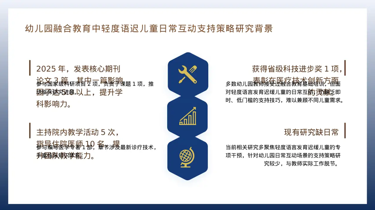 医生个人职称述职汇报PPT模板 第4页预览