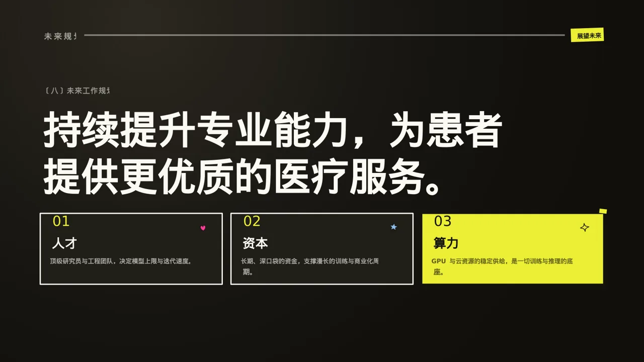 医生个人职称述职汇报PPT模板（新中式） 第8页预览