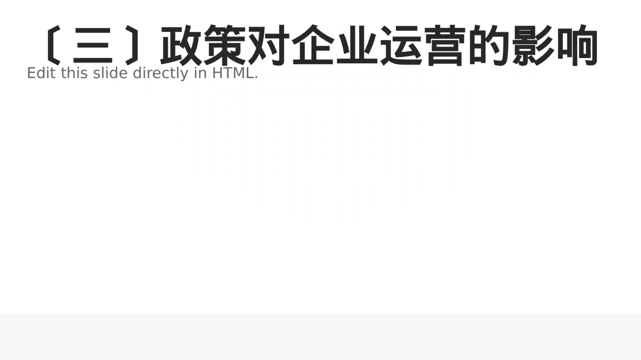 行业政策影响分析报告PPT模板（黑白极简风） 第4页预览