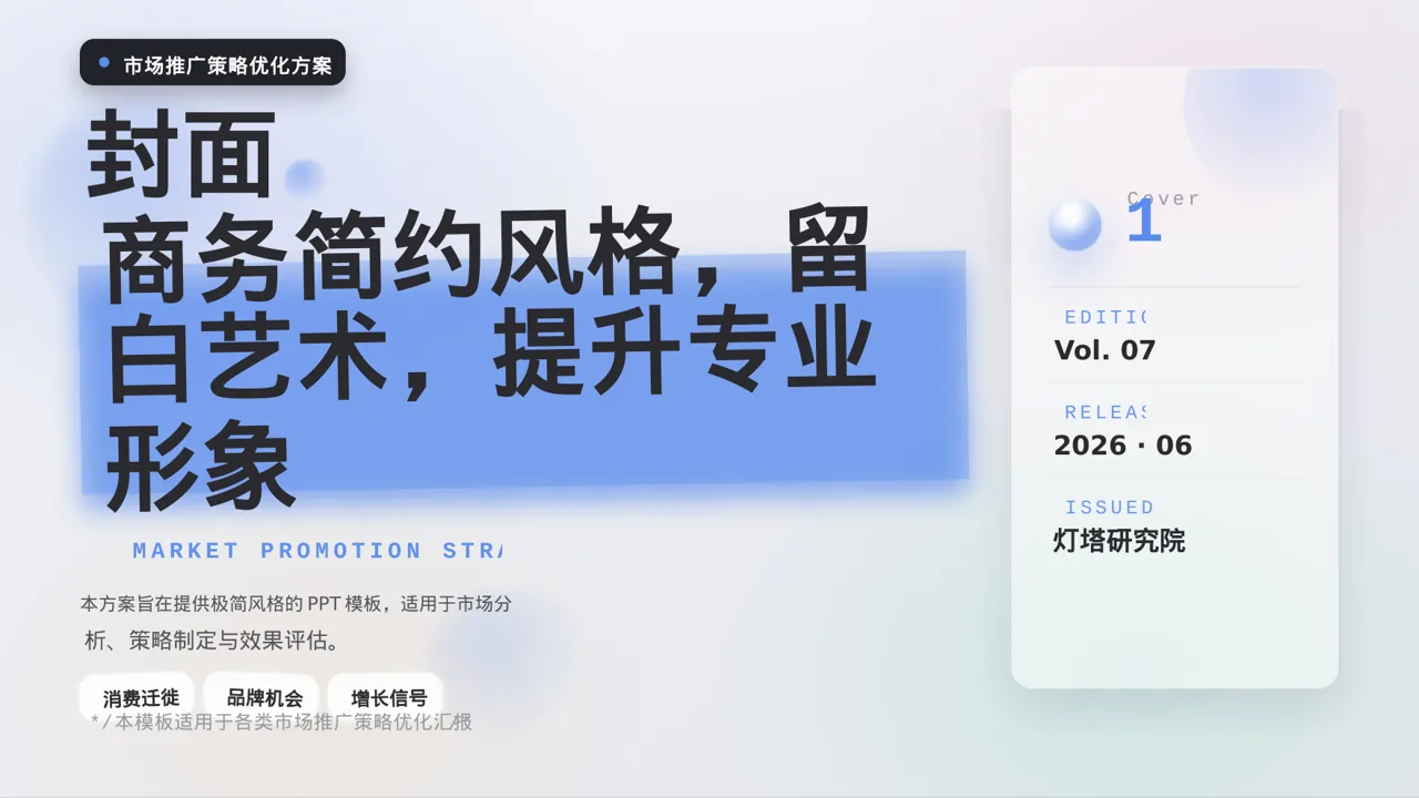 市场推广策略优化方案 PPT模板（黑白极简风）-2
