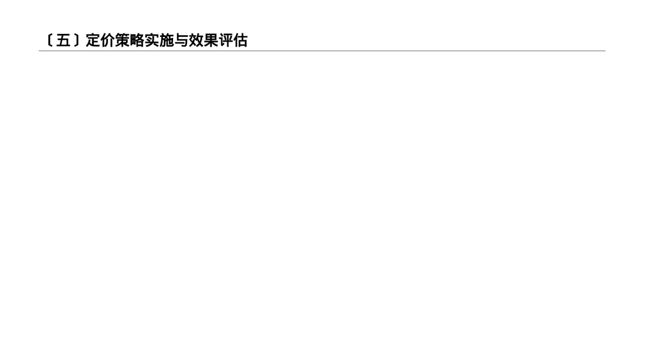 产品定价策略汇报报告PPT模板 第6页预览