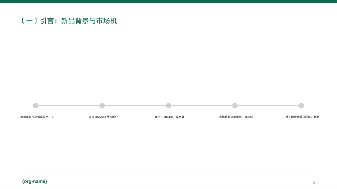 新品上市整体营销策划方案 PPT模板 第3页预览