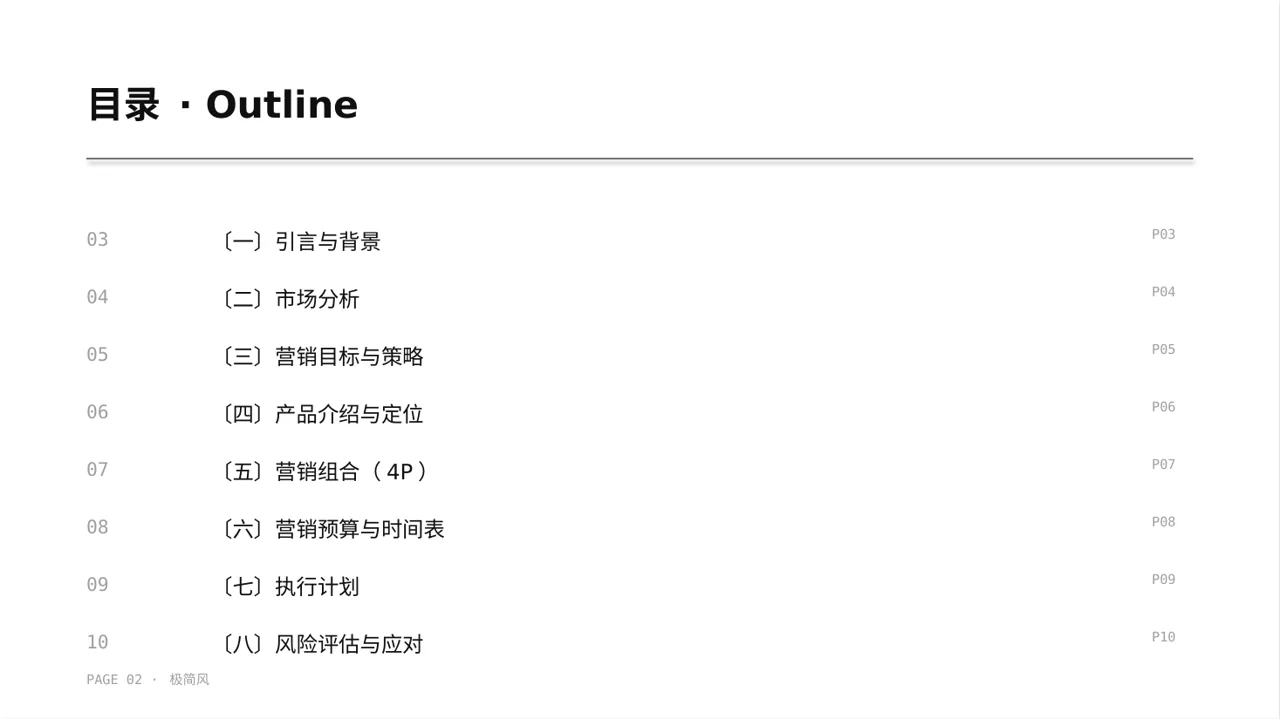 新品上市整体营销策划方案 PPT模板 第2页预览
