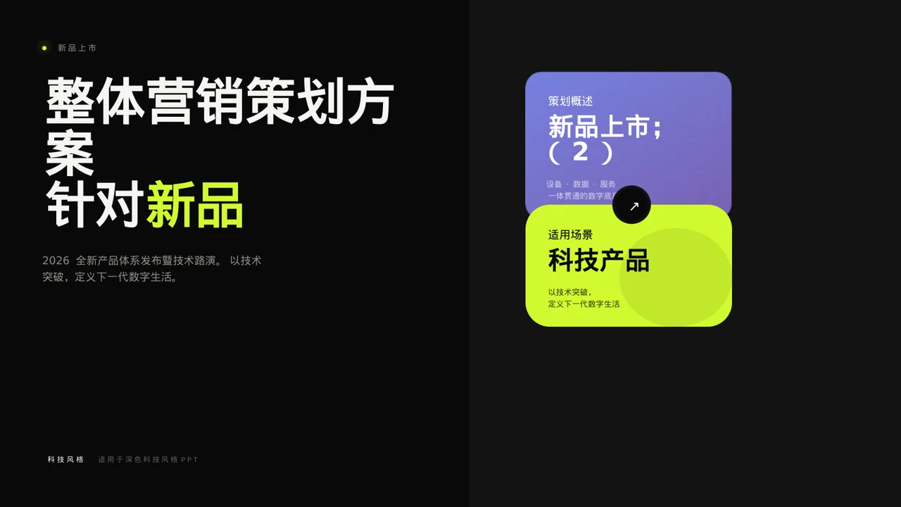 新品上市整体营销策划方案 PPT模板