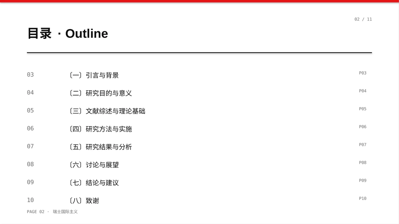 医学毕业论文答辩PPT模板（黄蓝几何风）-3 第2页预览
