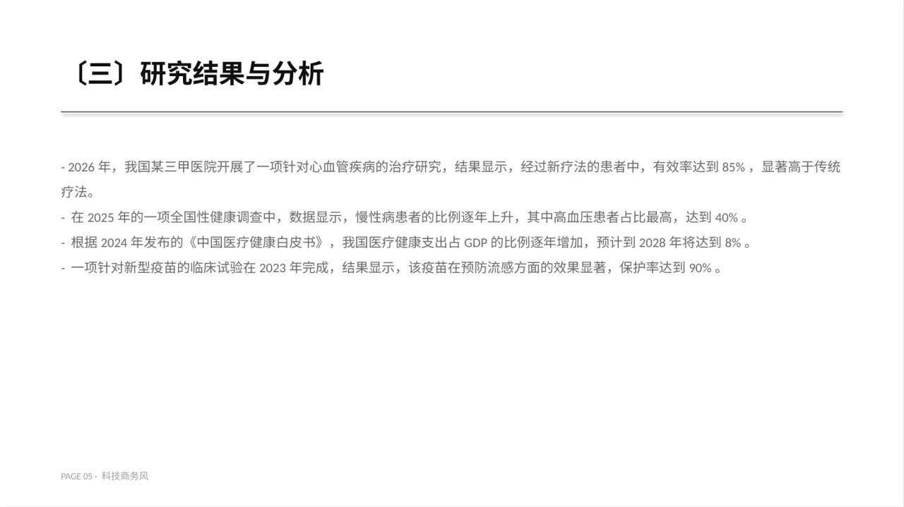 医学学术研讨会专用PPT模板 第5页预览
