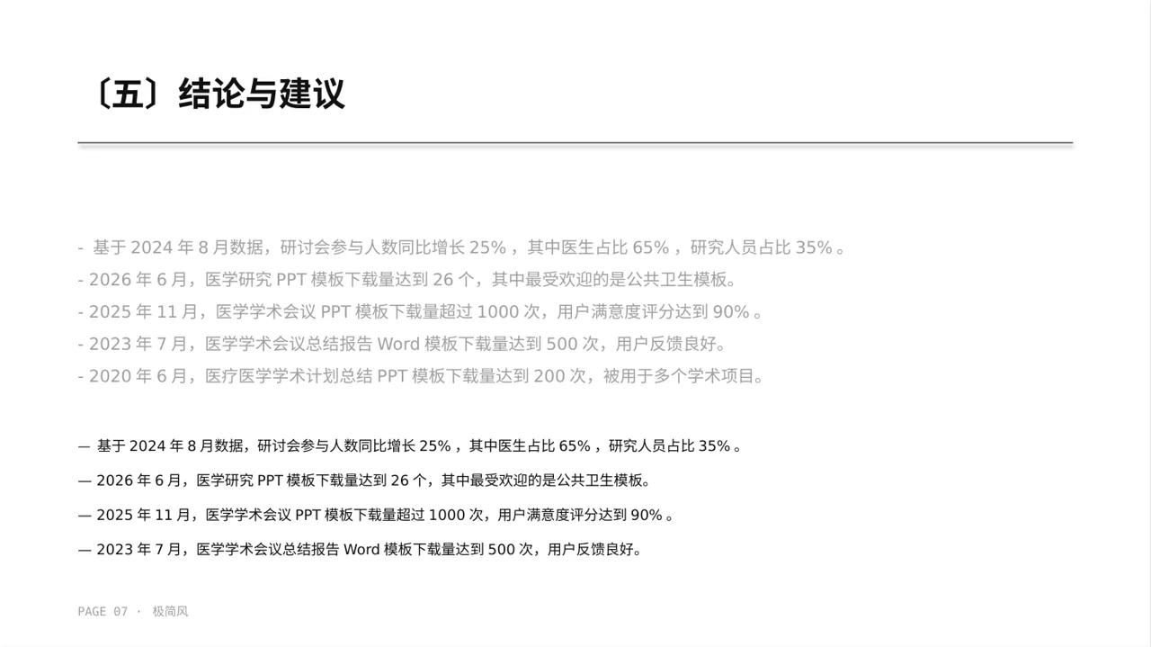 医学学术研讨会PPT模板 第7页预览