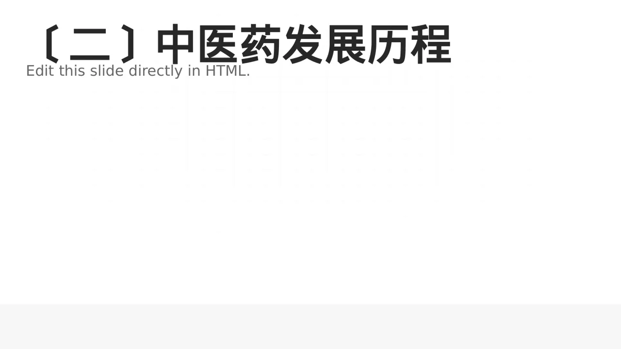 中医药文化传承宣讲PPT模板 第3页预览
