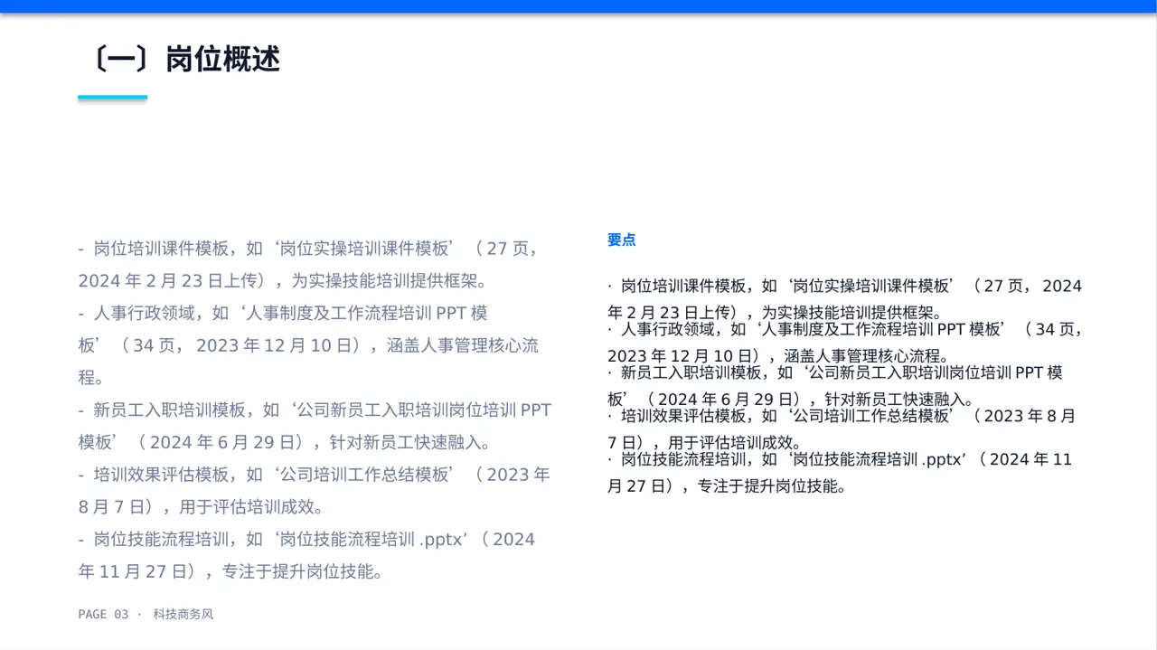 岗位标准流程培训模板 PPT模板 第3页预览