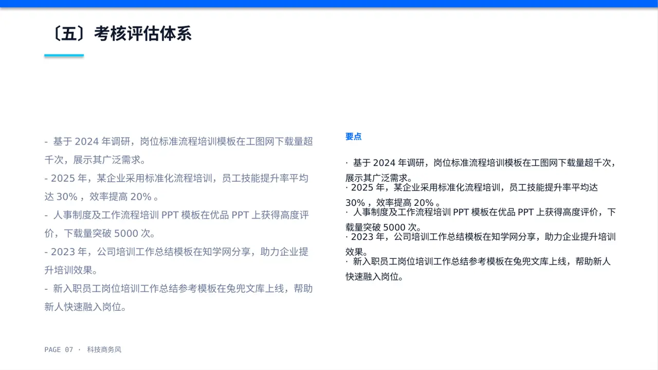 岗位标准流程培训模板 PPT模板 第7页预览