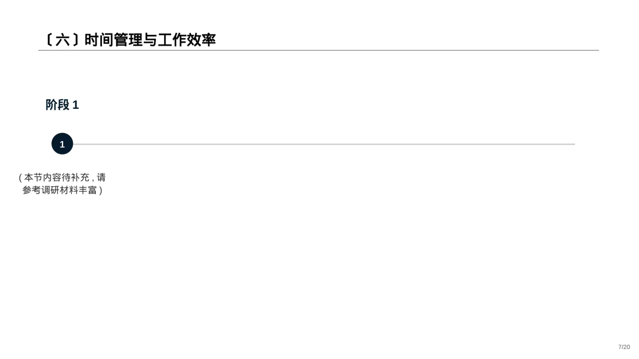职场职业素养教学文稿 PPT模板（数据图表风） 第7页预览