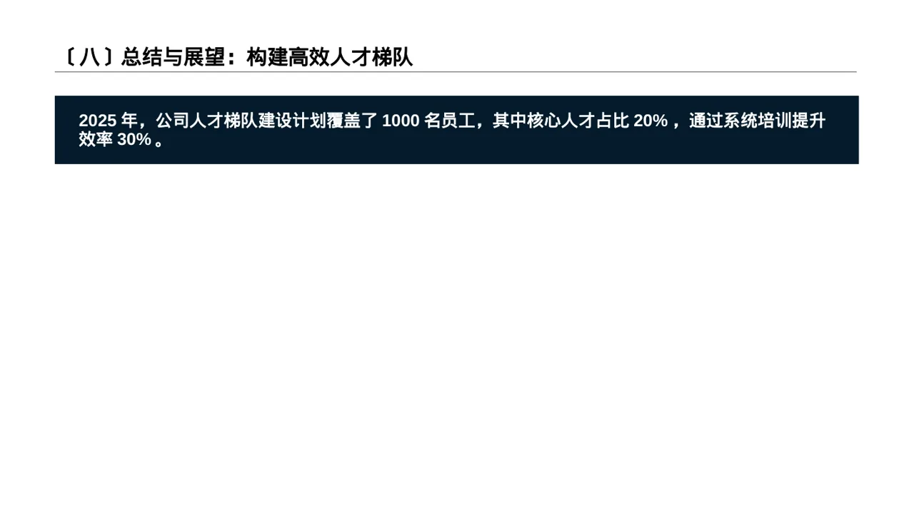 核心人才储备建设方案PPT模板 第9页预览
