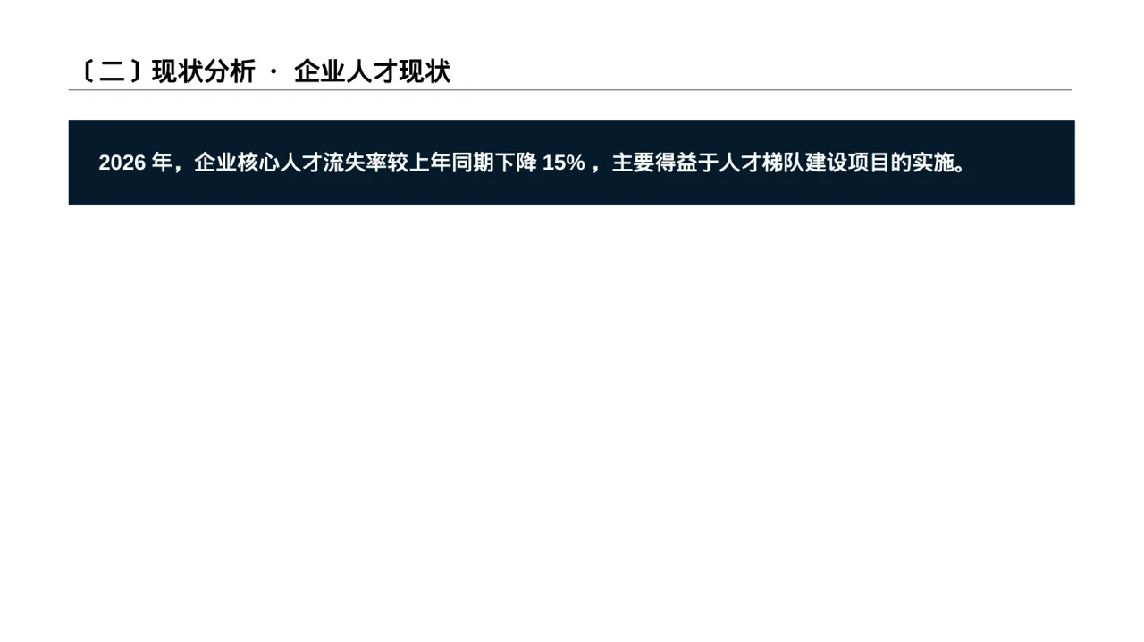 核心人才储备建设方案 PPT模板 第3页预览