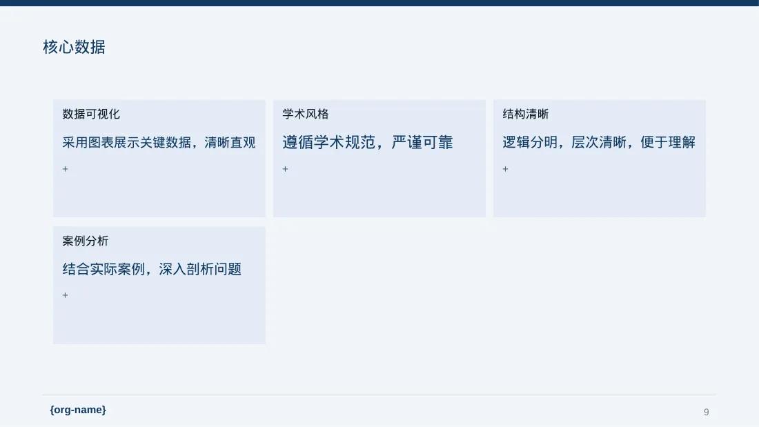 月度招聘工作进度总结报告 PPT模板 第9页预览