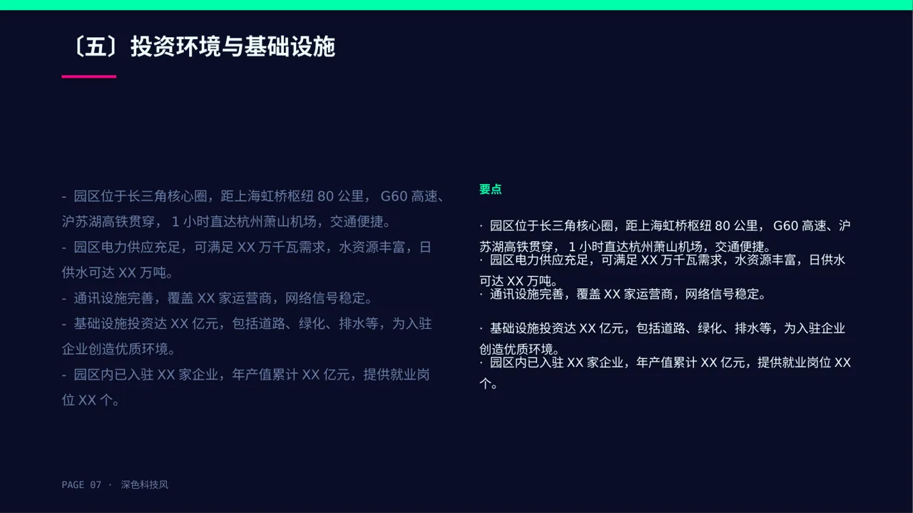 产业园区招商引资宣讲PPT模板 第7页预览
