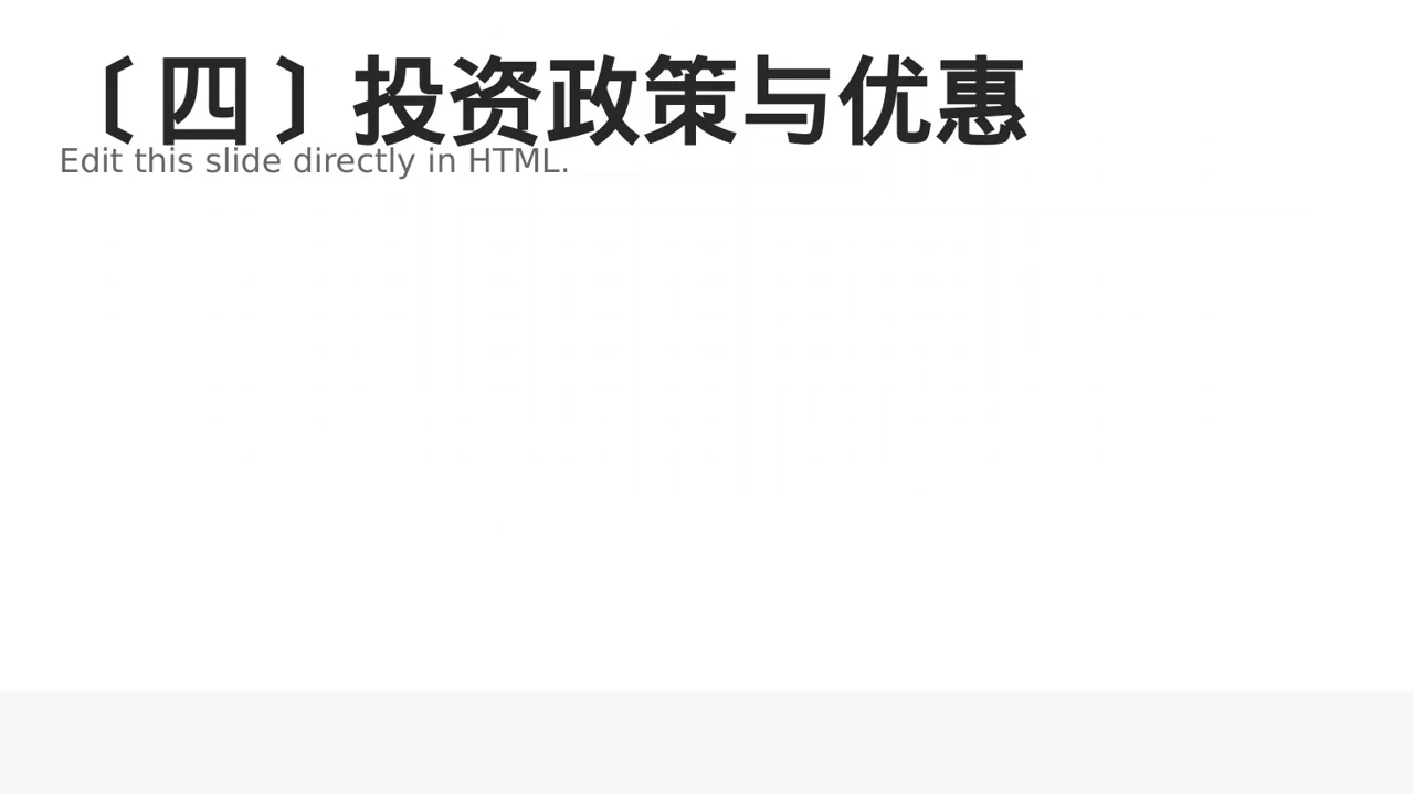 地方投资环境推介PPT模板（黄蓝几何风）-2 第5页预览