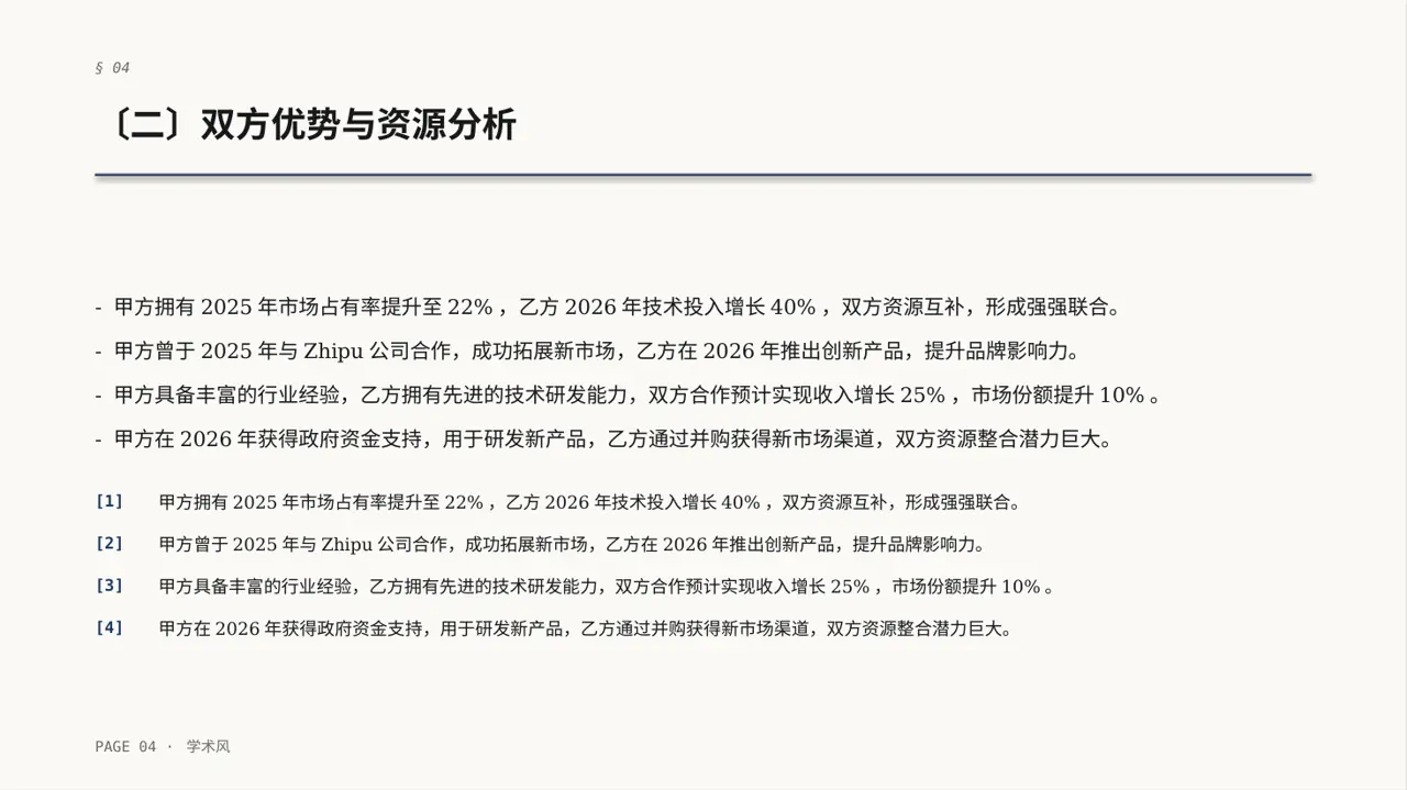 商业合作洽谈邀约方案PPT模板 第4页预览