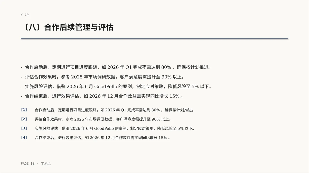 商业合作洽谈邀约方案PPT模板 第10页预览