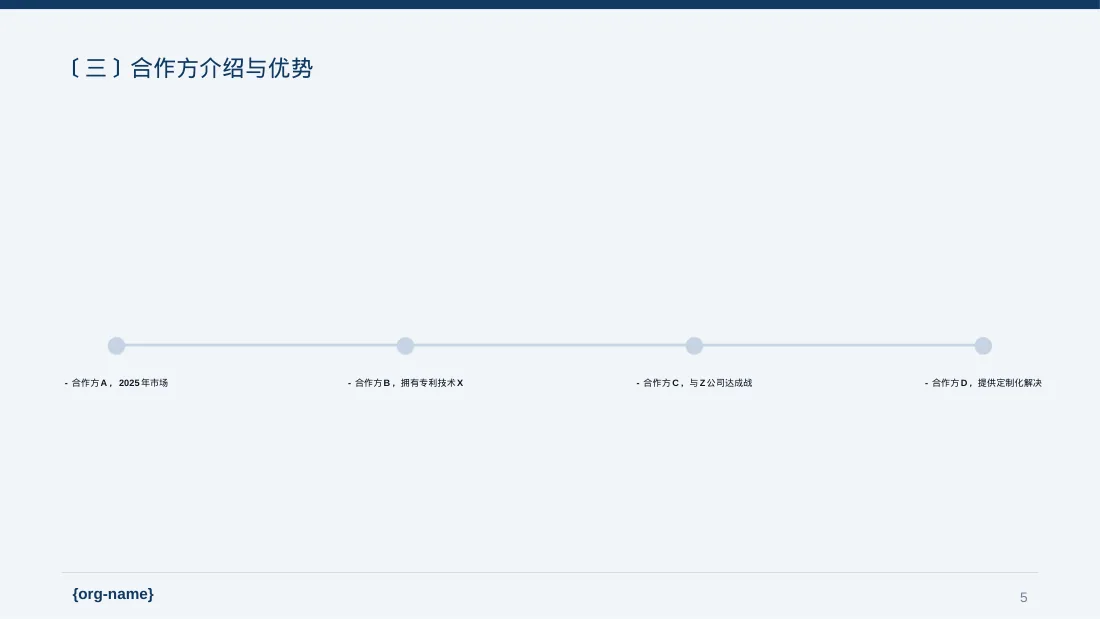 商业合作洽谈邀约方案 PPT模板 第5页预览