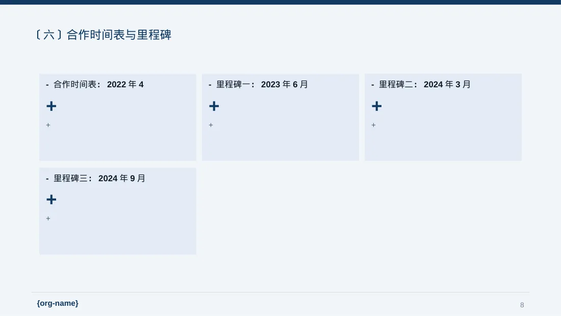 商业合作洽谈邀约方案 PPT模板 第8页预览