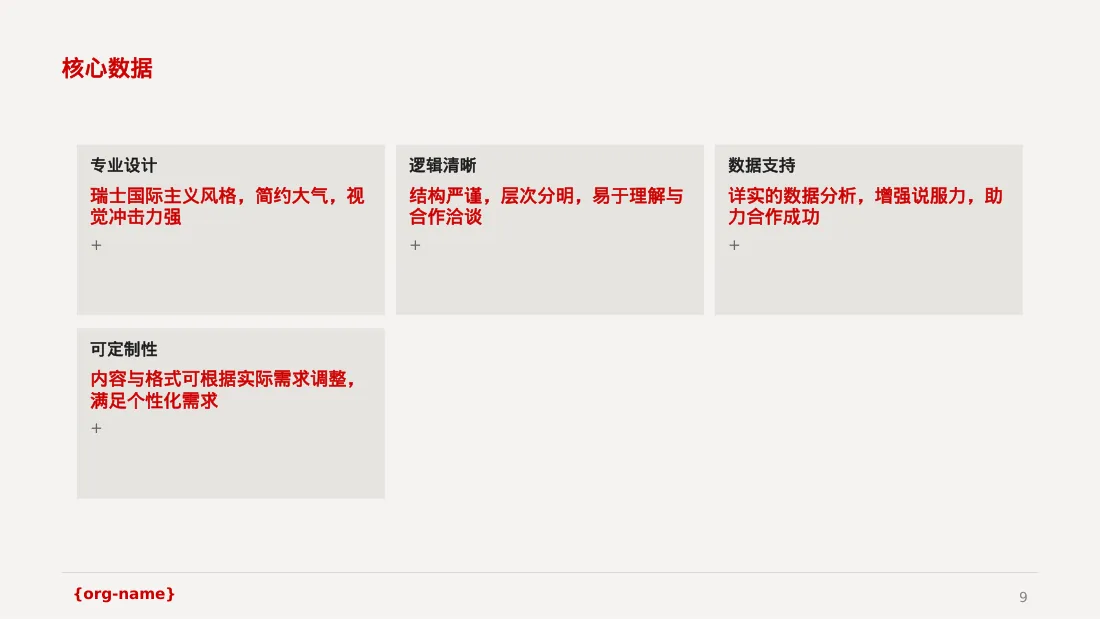 商业合作洽谈邀约方案PPT模板 第9页预览