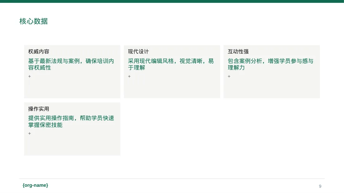 保密管理规定培训 PPT模板 第9页预览